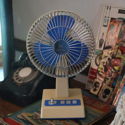 콜드스타 추억의 레트로 팬 엔틱 빈티지 선풍기 탁상 사무실 책상 독서실 소형 미니 usb