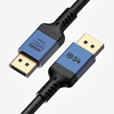 VESA 인증 DP to DP 2.1 DP54 16K DisplayPort 케이블 메탈 2m