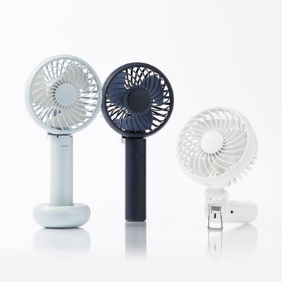 프롬비 사일런트스톰 미니 휴대용 선풍기 접이식 무소음 탁상겸용 FA135 미드나잇블루