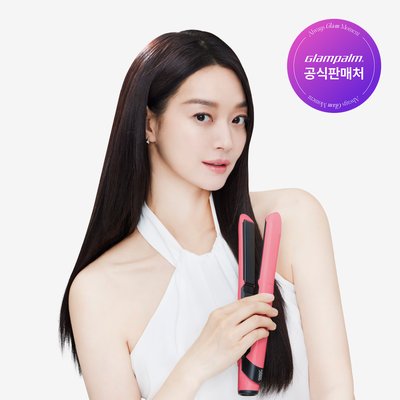 [GP201TBP] 글램팜 글램뮤즈 터치 플랫 판고데기 미용실 매직기 글램 핑크