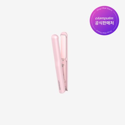 [GP103BP] 글램팜 글램시크 미니 플랫 고데기 휴대용 여행용 프리볼트 베이비핑크