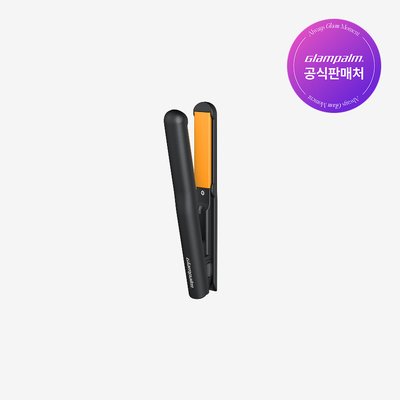 [GP103] 글램팜 글램시크 미니 플랫 고데기 휴대용 여행용 프리볼트 블랙