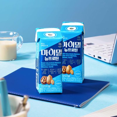 마이밀 뉴프로틴 오리지널 190 mL 30팩+30팩 단백질음료