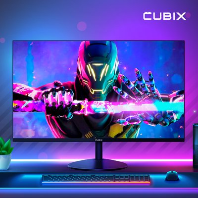 큐빅스 IPS패널 60.5cm(24인치) FHD 100Hz 시력보호 컴퓨터 모니터 CX240F100