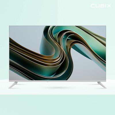 큐빅스 127cm(50인치) 4K UHD QLED TV 화이트 구글 스마트 티비 에너지1등급 고화질