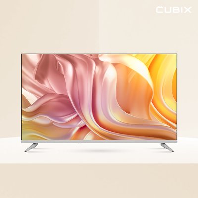 큐빅스 81cm(32인치) FHD QLED TV 화이트 구글 스마트티비 에너지1등급 고화질