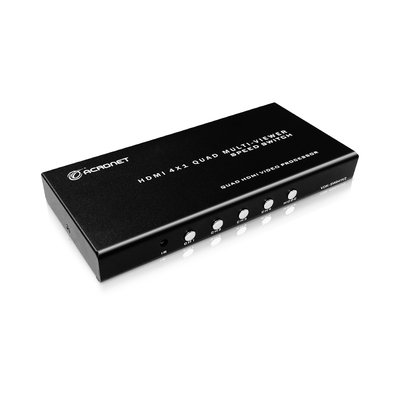 아크로넷 VDK-SW041V2 HDMI 멀티뷰어 4포트 화면분할기 심리스