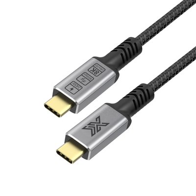 USB4 케이블 썬더볼트4 호환 240W 40Gbps 데이터 영상 PD 고속충전 0.5M