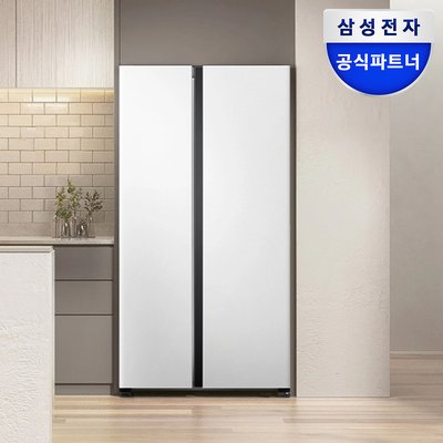삼성 비스포크 양문형 냉장고 RS70F84N2Y 메탈쿨링 852리터 코타화이트 Ai절약모드