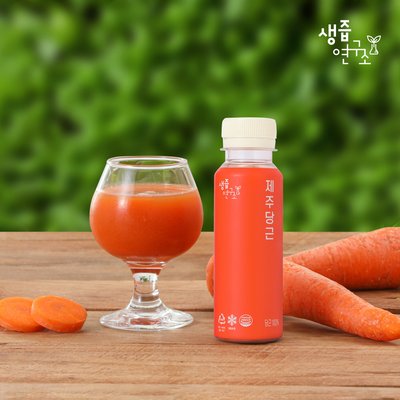[생즙연구소] 100% 제주 구좌 당근주스 NFC 착즙 주스 HACCP 제주산 120ml x 14개