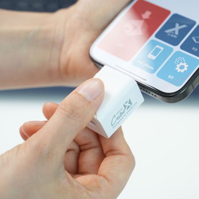 큐브엑스 iXflash Cube 갤럭시 아이폰USB 외장메모리 외장하드백업 OTG 256G