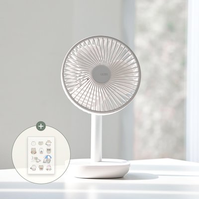 르젠 6인치 시그니처 캐릭터 무선 BLDC 저소음 사무실용 가정용 캠핑용 탁상용선풍기 LZF-BN08