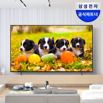 삼성전자 189.3cm(75) LED 4K UHD 비즈니스 TV LH75BEF 스탠드