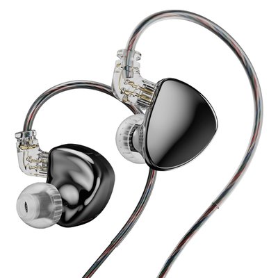 TRN MT5 HIFI 인이어 유선 이어폰 블랙 마이크 없음