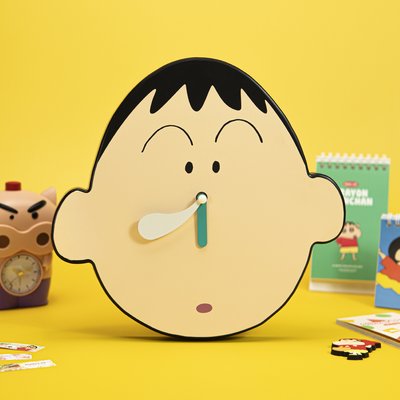 짱구 맹구 콧물 무소음 벽시계 벽걸이 인테리어 시계 굿즈