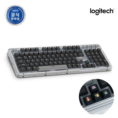 로지텍코리아 공식 Alto Keys K98M 무선 키보드 그래파이트, 마블축