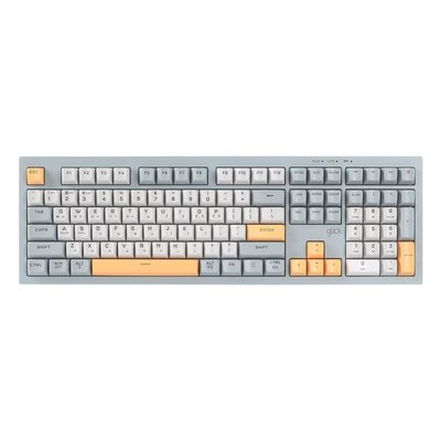 지클릭커 오피스프로 WK50 사일런스 M RGB 무소음 방수 무선 블루투스 키보드 Navy Blue RC1 108키