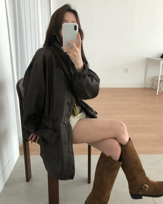파프 여성 가을 하프 점퍼