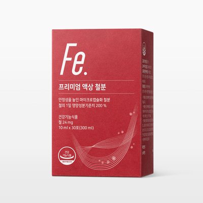 뉴트리모어 프리미엄 액상 리포퍼 철분제 임산부 수유부 산후영양제 24mg 30포, 1개