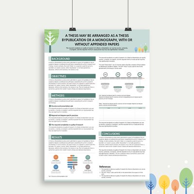 891 (90 x 130cm) 학술포스터 PPT 템플릿,학위논문 캡스톤 디자인 포스터양식