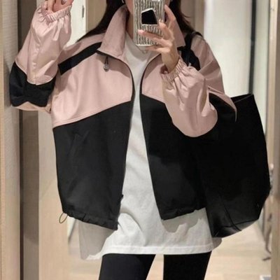 여성가을바람막이 크롭 바람막이 운동 스포츠 등산