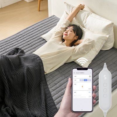 곰표한일 탄소매트 IOT 휴대폰개인맞춤 전자파없는 카본 전기매트 전기요 1인용 미니싱글