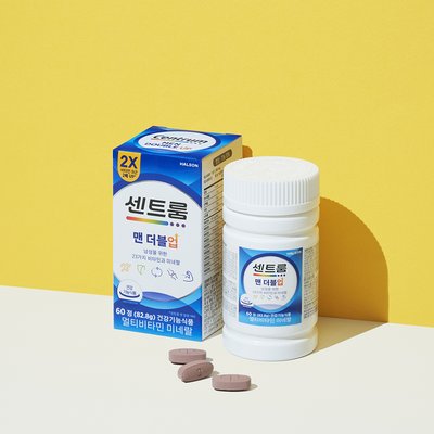 센트룸 맨 더블업 60정, 1개