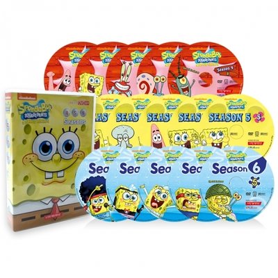 [DVD] SpongeBob SquarePants (보글보글 스폰지밥) 시즌 4~6집 15종 B세트