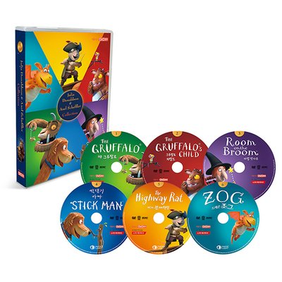 [DVD] Julia Donaldson 줄리아 도널드슨 BEST DVD 6종 세트 : GIFT 패키지