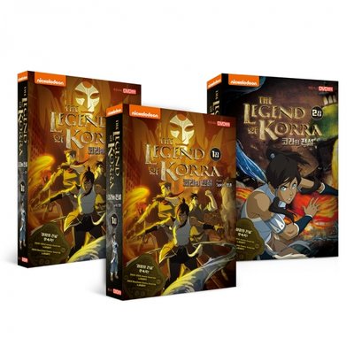 [DVD]코라의 전설 The Legend of Korra 1+2집(완결판 DVD 26장) : 아바타, 아앙의 전설 후속작! 국내최초 DVD출시!