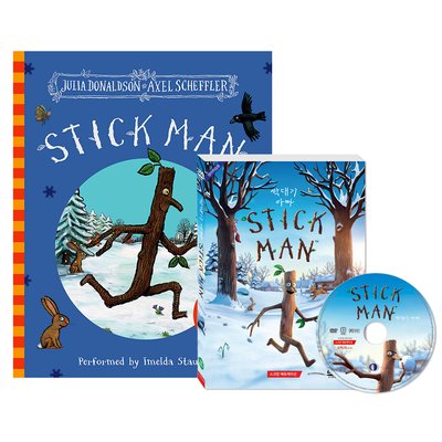 [Julia Donaldson] 줄리아 도널드슨 STICK MAN 막대기 아빠 BOOK with CD + DVD
