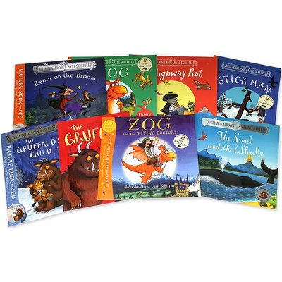 [Julia Donaldson] 줄리아 도널드슨 그림동화 8종 세트 (Paperback 8권 with CD 7장)