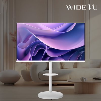 와이드무빙뷰 화이트에디션 삼탠바이미 셋트 139cm(55인치) 4K UHD QLED 스마트 이동식 TV 대형 중소바이미
