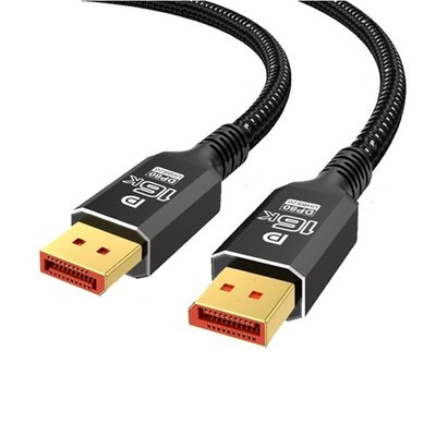 DP 2.1 VESA 케이블 16K 8K DP80 80G 메탈 1M, 1개