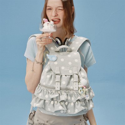 셔링 백팩 여성 미니 디자이너 브랜드 대학생 가방 데일리 보부상