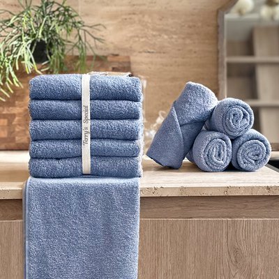 [네이버단독] 테리파머 200g 고중량 호텔수건 5장+5장 고급 수건 세면 목욕 페이스 타올 답례품 집들이 신혼 타월