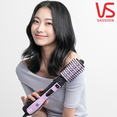 비달사순 롤 에어 스타일러 VSAS207K 헤어 드라이기 볼륨 중단발 브러시 고데기