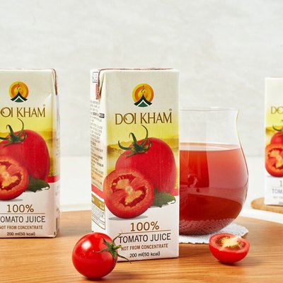 도이캄 착즙 100% 토마토 무설탕 주스 200ml, 24팩