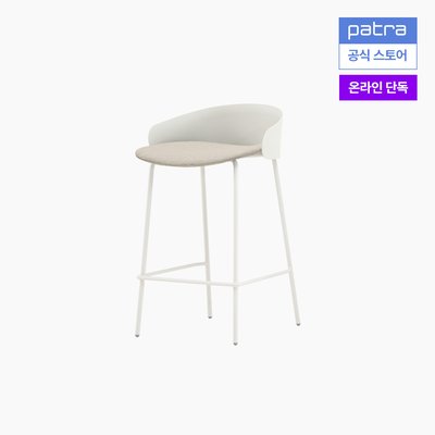 [봄맞이인기] 파트라 올라 바스툴 홈바 아일랜드 식탁 의자 SSOA65-60 크림화이트+베이지(기본커버)