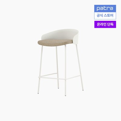 [봄맞이인기] 파트라 올라 바스툴 홈바 아일랜드 식탁 의자 SSOA65-60 크림화이트+베이지(컴피커버)