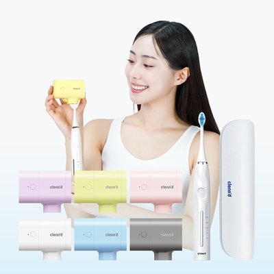 [클린디 체험패키지] 전동칫솔 스윙45 + 휴대용 칫솔살균기 윈디