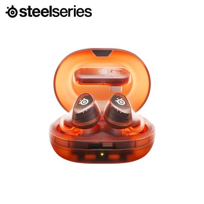 스틸시리즈 Arctis Gamebuds 무선 게이밍 이어폰 오렌지