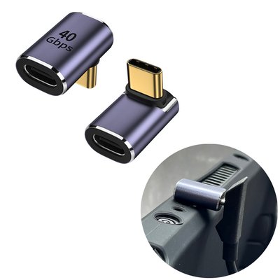 C타입 젠더 꺾임 OTG 변환젠더 ㄱ자 100W