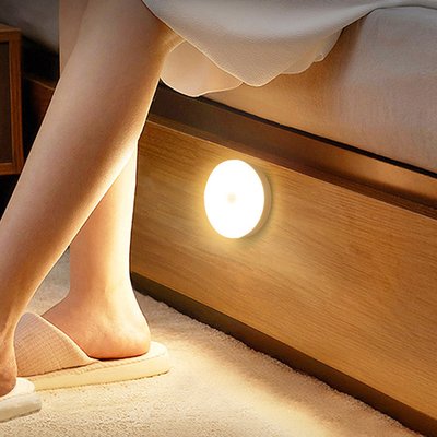 1+1 무타공 루밍 무선 LED 센서등 쿨화이트 화장실 신발장 현관문 충전식