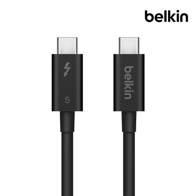 벨킨 썬더볼트 5 케이블 240W 120Gbps 초고속 데이터 전송 4K 트리플 모니터 지원 INZ005qc1M