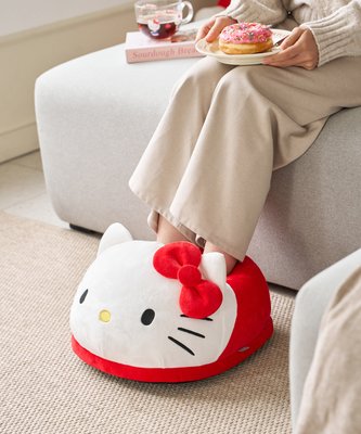 잉코 산리오 헬로키티 USB 발난로 풋워머 온열 발히터 사무실 수족냉증