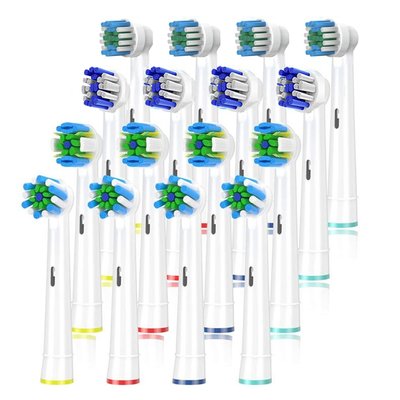 [호환] 바른이케어 오랄비 전동칫솔모 EB17 EB20 EB25 EB50 16개 묶음세트