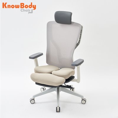 노바디체어 허리편한 사무용 학생 컴퓨터 의자 K-77 화이트