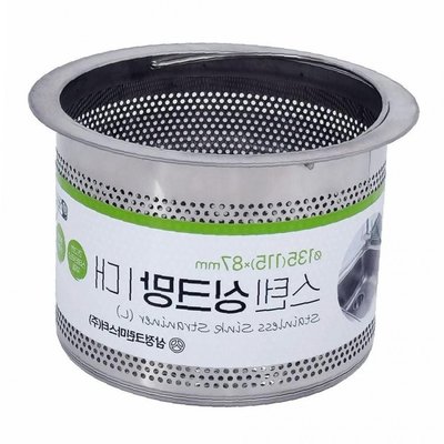 삼정076 스텐 고품질 싱크망 배수구망 대용량