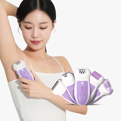 라피타 저자극 5in1실크프로 가정용 제모기 모근제거기 여성면도기